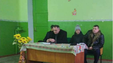 Зустріч голови Верхньорогачицької райдержадміністрації з активом громади Ушкальської сільської ради